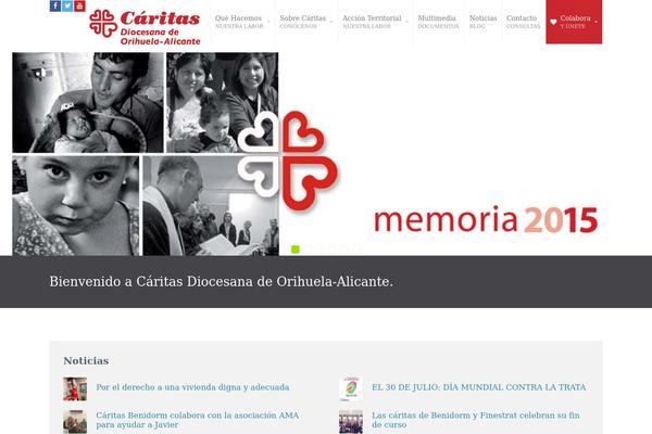 caritasoa.org site used Transcend_pro