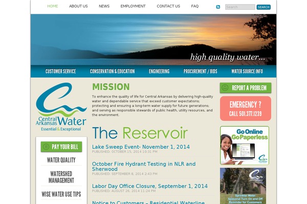 caw theme websites examples