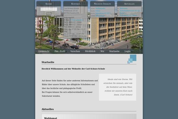 Css theme site design template sample
