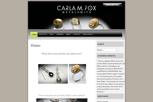 carlamfox.com site used Freshy 2
