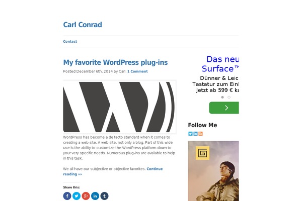 carlconrad.net site used Constellation-child