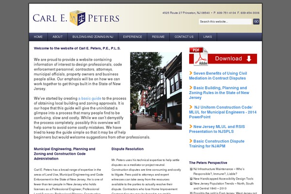 carlepeters.com site used Corporate_10