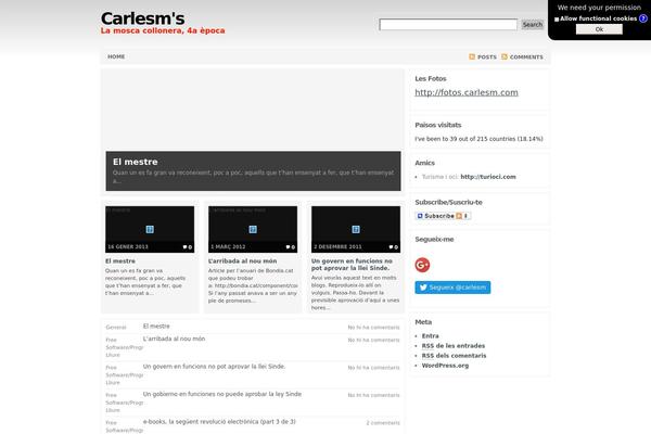 Site using Comments Vote plugin