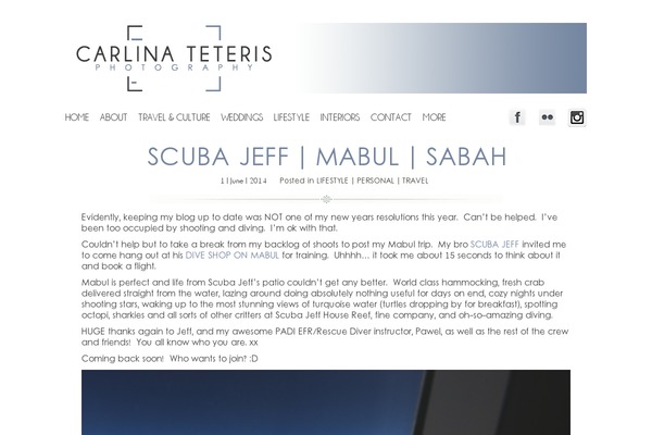 Prophoto4 theme site design template sample