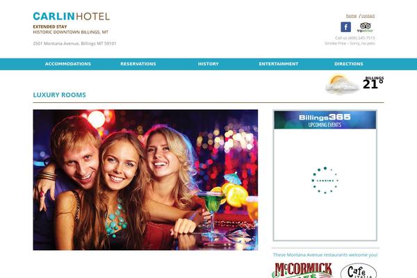 Site using Alfie WP Weather plugin