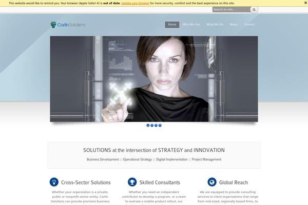Challenge theme site design template sample