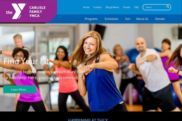 Ymca theme site design template sample