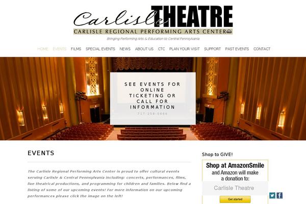 carlisletheatre.org site used Opportune