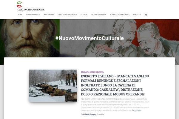 Hestia theme site design template sample