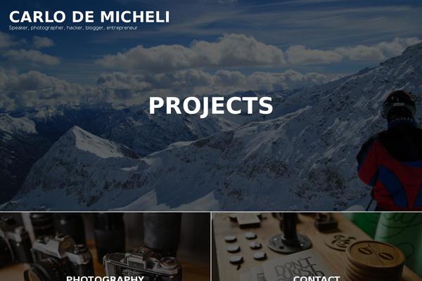 Ink theme site design template sample