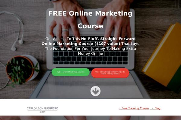Ignition theme site design template sample