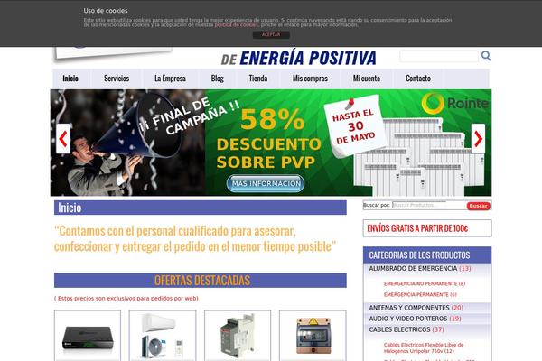 Site using Asesor de Cookies para normativa española plugin
