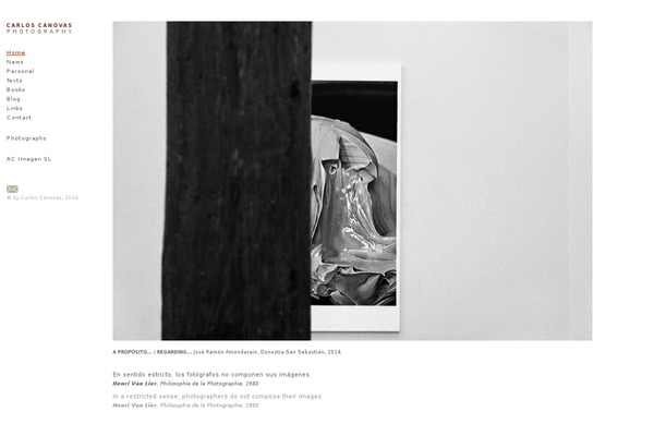 carloscanovas.com site used Shiro