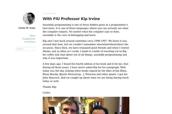 Site using CodeColorer plugin