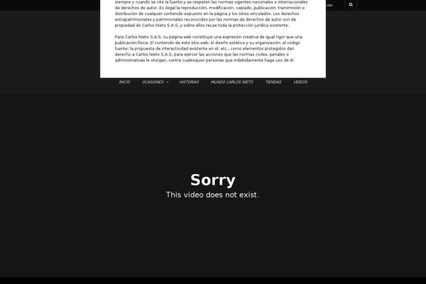 carlosnieto.com.co site used The Retailer