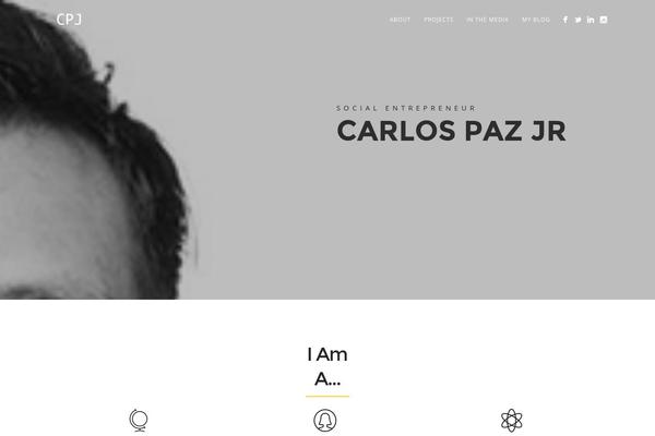 Story theme site design template sample