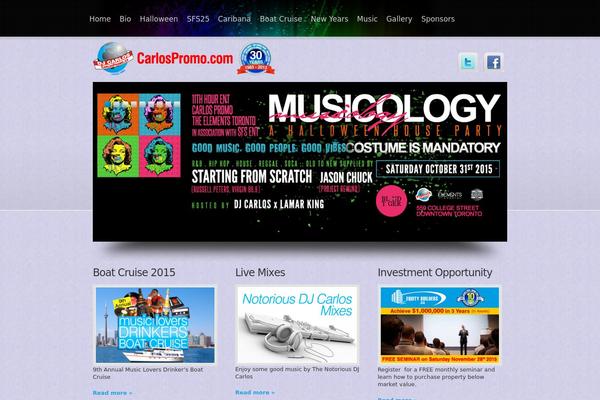 Boldy theme site design template sample
