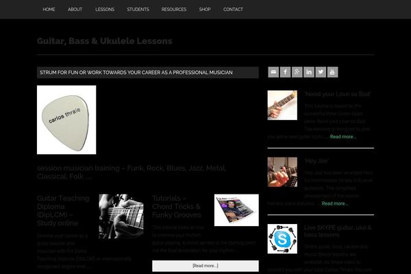 Magazine Pro theme site design template sample