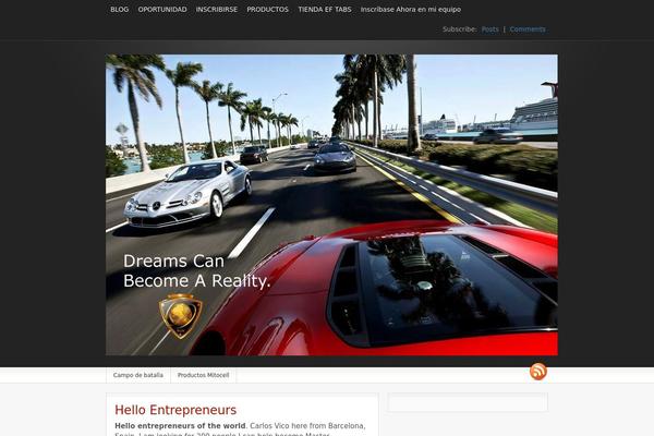 Fresh News theme site design template sample