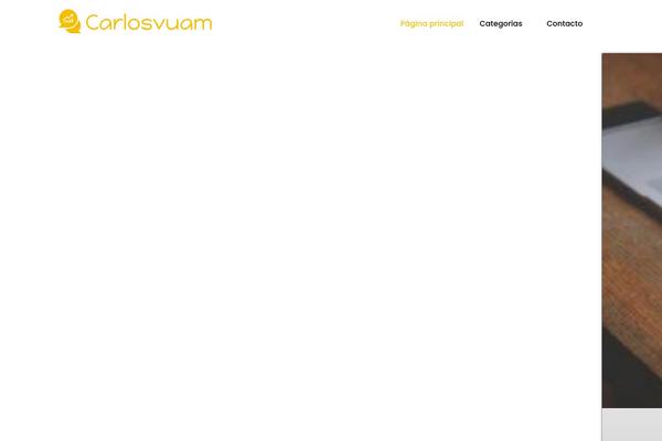 carlosvuam.com site used Raise-charity