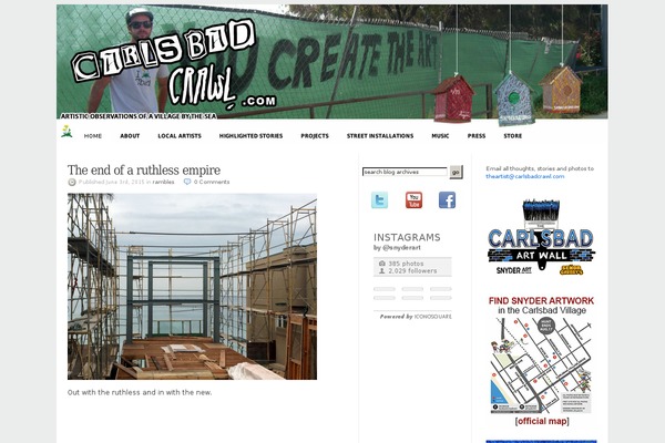 carlsbadcrawl.com site used Technoblue