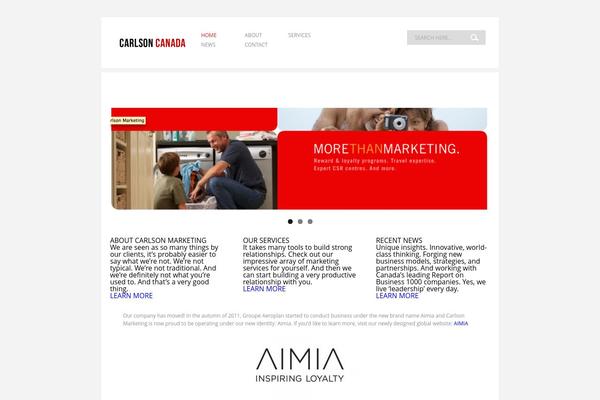 Wunder theme site design template sample