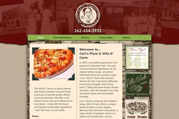 Smallbiz theme site design template sample