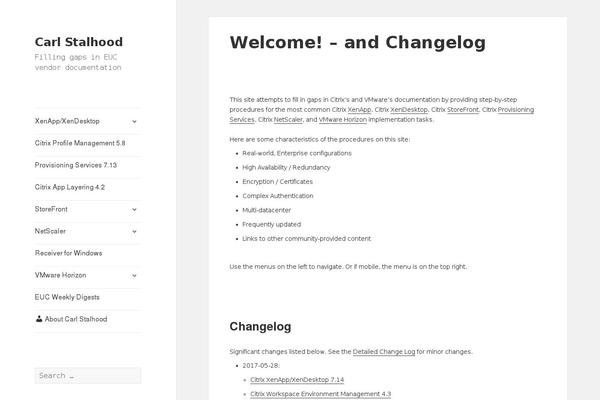 Twentyfifteen Child theme site design template sample