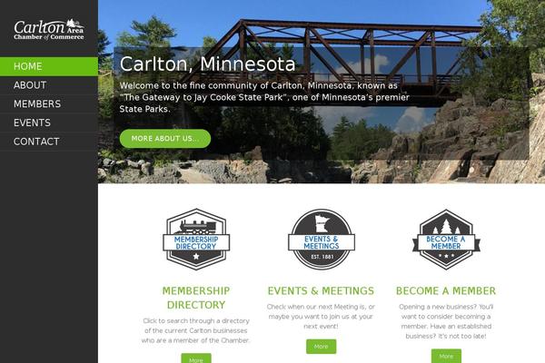 carltonchamber.com site used Escapade