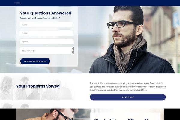 Consultix-child theme site design template sample