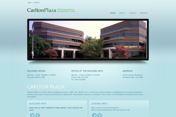 Radiance theme site design template sample