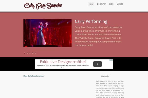 carly-rose-sonenclar.com site used Woodberrytheme
