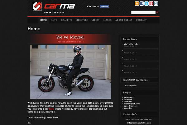 carmaautolife.com site used Carmaautolife