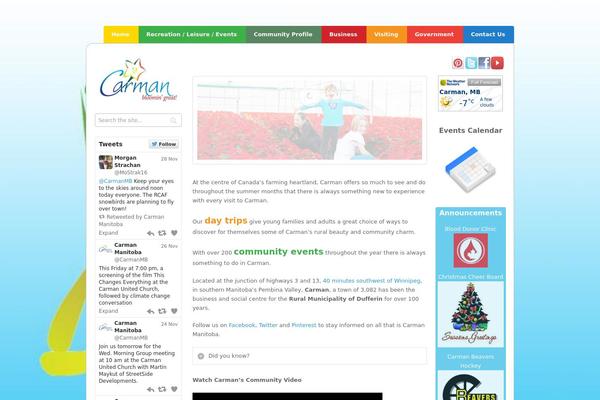 Site using Ova-events plugin