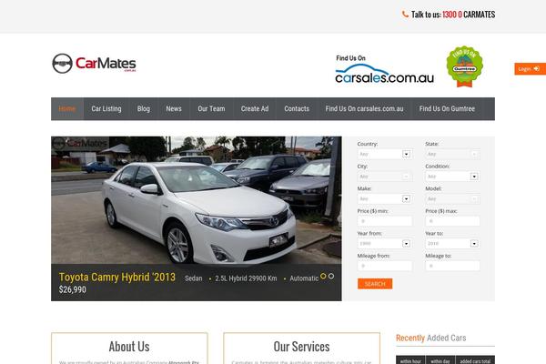 Cardealer theme site design template sample