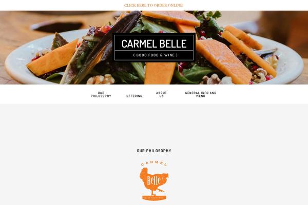 Café Pro theme site design template sample