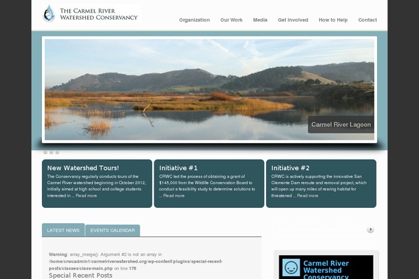carmelriverwatershed.org site used Factorywp