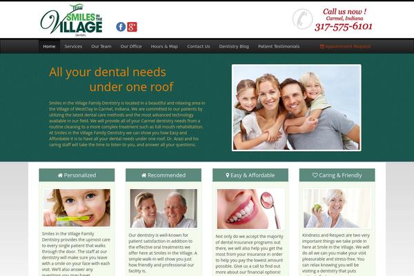 Nano3 theme site design template sample