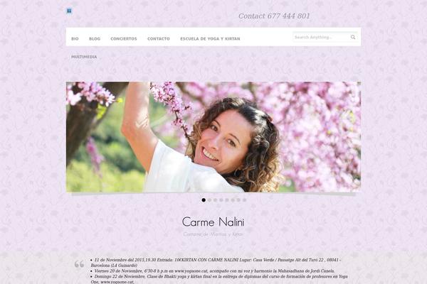 Chalong theme site design template sample