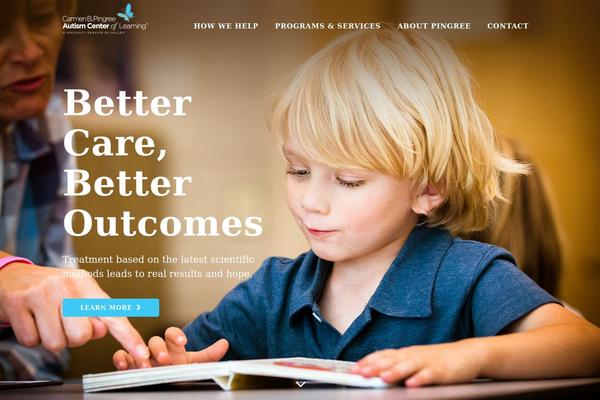 Brick theme site design template sample