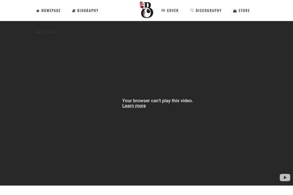 Site using Compact WP Audio Player plugin