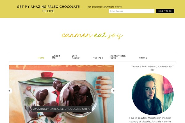 Foodie Pro theme site design template sample