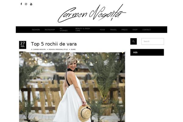 Allure theme site design template sample