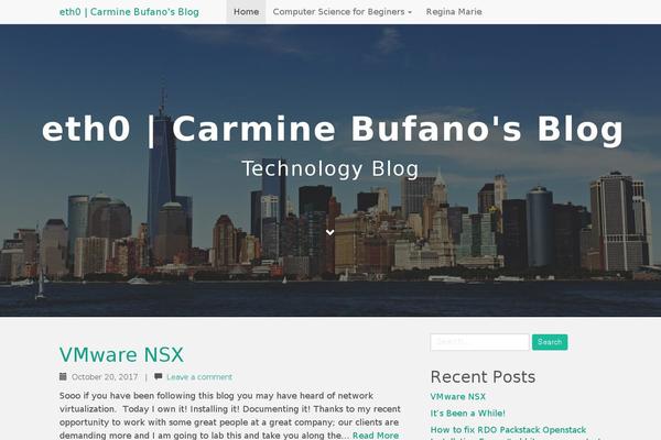 Flat Bootstrap theme site design template sample