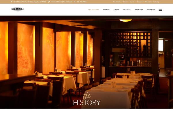 Grandrestaurant theme site design template sample