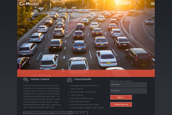 Razor theme site design template sample