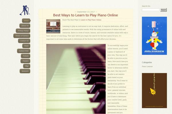 DailyJournal theme site design template sample