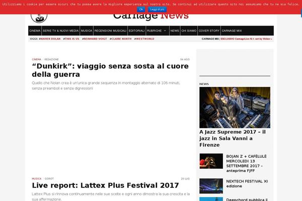 carnagenews.com site used Ghost-lite