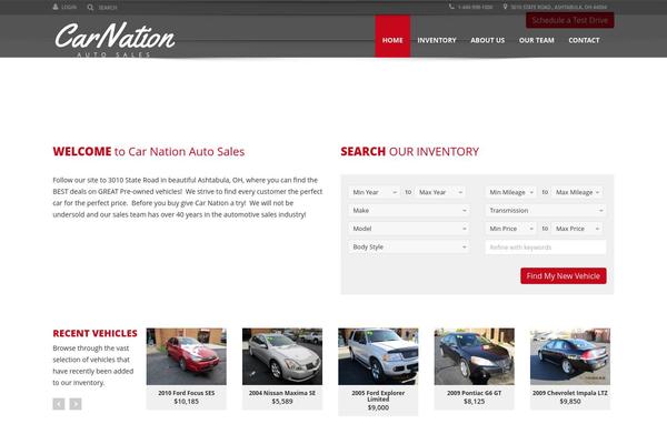 Automotive Car Dealership Business WordPress Theme theme site design template sample