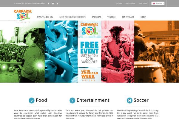 carnavaldelsol.ca site used Quattro Child Theme